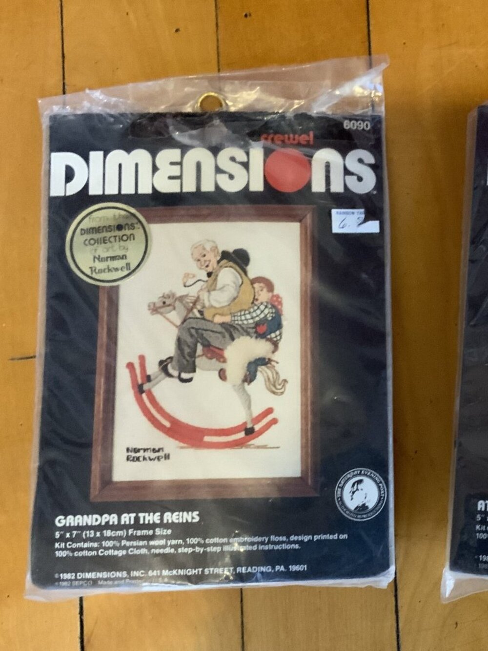 Vintage 1982 Dimensions Crewel Embroidery Kit